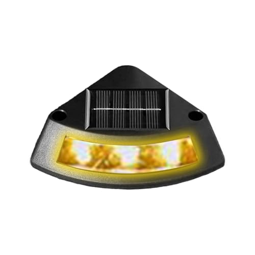 Luz Solar Para Escalones - Luces Solares Para Escalones Exterior Impermeables | Iluminación Led 6500K Brillante Resistentes A La Intemperie Para Terraza Sendero Cerca Jardín Garaje Entrada