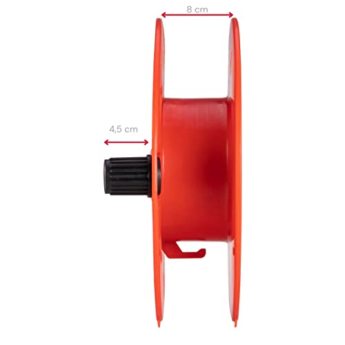 POLY POOL - PP2603 Aufroller ROLLY für Verlängerungskabel, Seile, Schläuche - Professionelle Kabeltrommel, ideal für Rasenmäher - Aufhängbare und leicht zu transportierende Kabel- und Schlauchtrommel