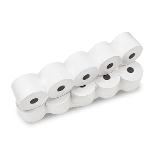 image for ShopSmart Online (100 Rolls) 2 1/4 x 150 ft White Adding Machine Tape 