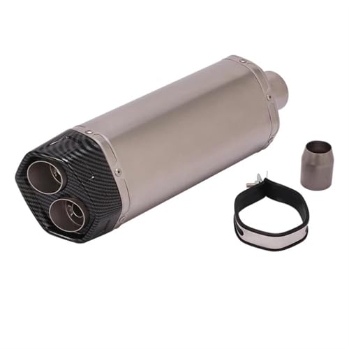 Échappement 51mm moto double sortie pour remplacer un système d'origine sur VTT