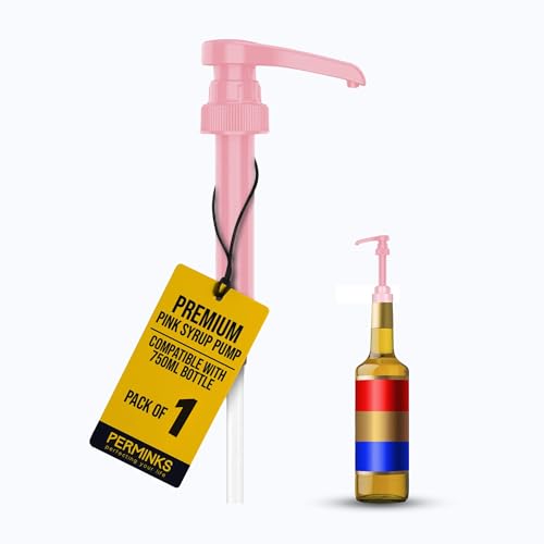 Syrup Pump Compatible with Torani and Davinci Bottles (25.4 oz-750ml