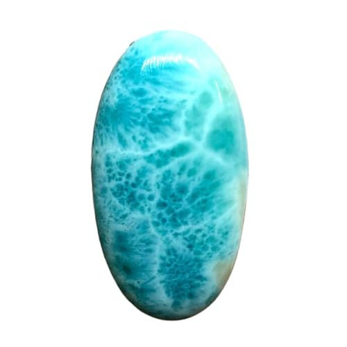 Larimar pierre gemme cabochon pour bague collier pendentif DIY 36x20mm