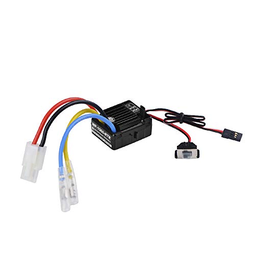 Jrelecs Wp-1060-Rtr 60A Waterproof Brushed Esc Electric Speed Controller With 5V/2A Bec For 1/10 Rc Car #TOP3