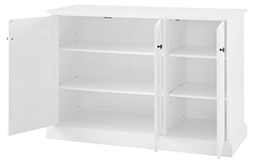 Crosley Furniture Shoreline Sideboard, White #TOP4