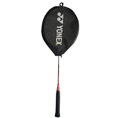 Image of Yonex GR 301 and Mavis 10 Aluminum Strung Badminton Racquet(Red) with Head Cover