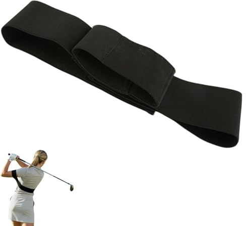 Aide entraînement swing de golf débutant : brassard nylon ajustable