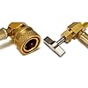 R134A Car Air Conditioning Refrigerant Charging Hose Kit | Fridge Recharge Kit with Pressure Gauge and Self-Sealing Valve | R134A Adapter for Home AC Recharge, Auto HVAC System Maintenance #2