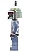 LEGO Star Wars Boba Fett Kids Minifigure Light Up Alarm Clock | green/blue | plastic | 9.5 inches tall | LCD display | boy girl | official