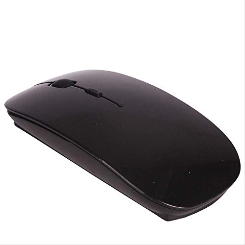Souris sans Fil 2.4G Ultra-Mince Noire : Finis les Câbles Encombrants et les Clics Bruyants