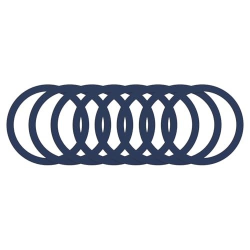 uxcell ���C�X�e�b�J�[�����O 8�� ���j�o�[�T�����C�A�_�v�^�[�����O ���^���}�O�l�b�g ���C�����X�[�d�ϊ��L�b�g �g�ѓd�b�P�[�X���C�����X�[�d��p (�l�C�r�[�u���[)