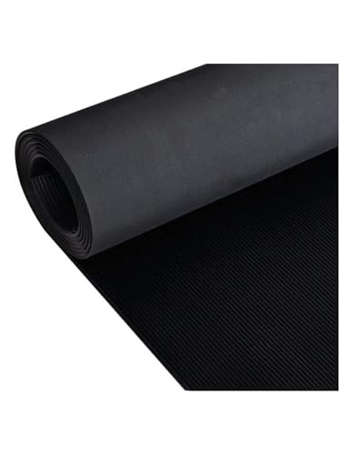 JARDIN202 - Estera Antideslizante Suelo Caucho Goma 3mm | Cordon Fino | 1 Metro de Ancho | Varias Medidas | 1x 1 m Cordoncillo Fino -