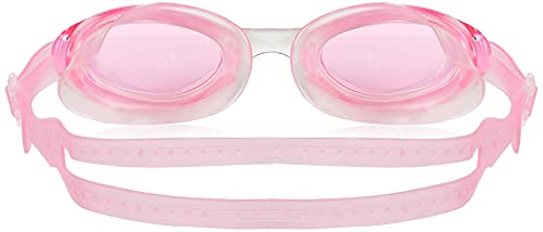 Image of I-SWIM LADIES COSTUME IS-103 ROYAL /PINK DOTS SIZE 2XL WITH GOGGLES SILICON JOINTLESS WITH BOX PINK