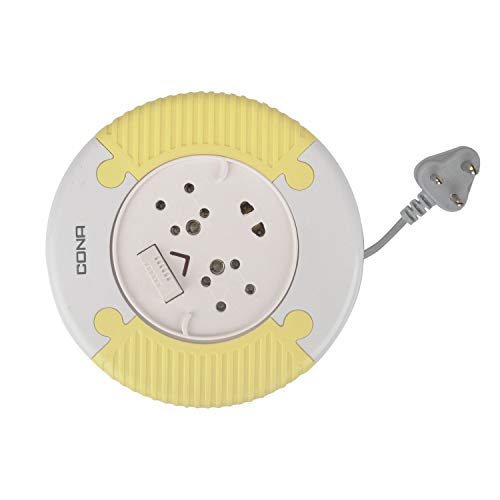 Cona Smyle Gold 3-Pin Flex Box/Extension Cord with 5 Meter Wire