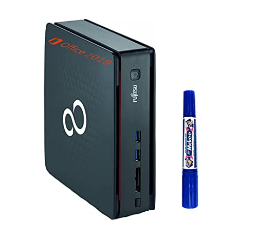 【整備済み品】 【Amazon.co.jp 限定】富士通 超ミニ型PC Q520/MS Office 2019/第4世代Core-i3/Windows10/メモリ:4GB/SSD:128GB/WiFi/HDMI/省スペース 静音/Zeroセキュリティーソフ