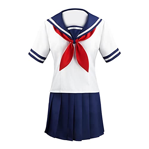 JK Uniform Sailor Mit Fliege - High School Cosplay Kleid für Damen, Karneval und Alltagskleidung - S, L, XL, 2XL