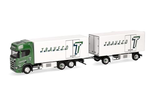 Camion miniature MAN TGX GX Herpa 1:87 train routier caisse mobile Hermes