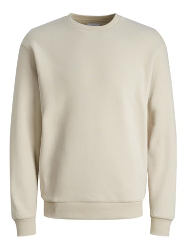 JACK & JONES Sweat-Shirt Sweat-Shirt Uni Moonbeam XL Moonbeam XL