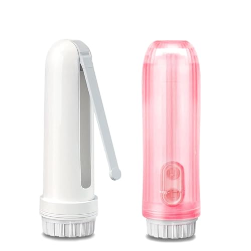 Image of Portable Bidet Travel Bidet Sprayer Electric Handheld Bidet ,Ipx6 Waterproof ,with 2 Pressure Options,for Personal Hygiene Cleaning,Pink