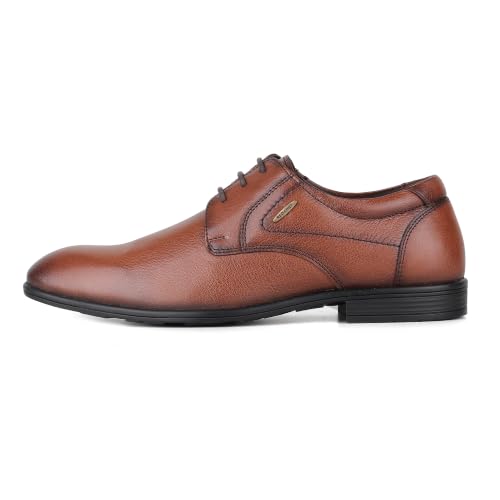 Image of Red Chief Formal Low Ankle Derby Shoes for Men RC3976LR Tan