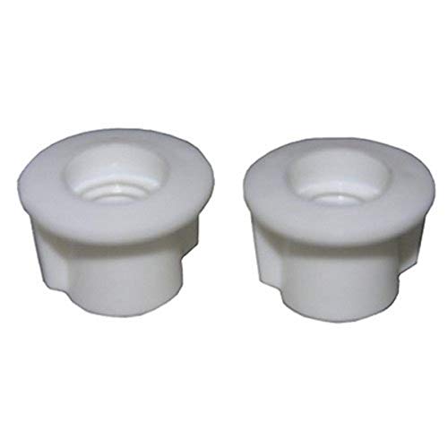 LASCO 14-1065 Toilet Seat Hinge 7/16-Inch Plastic Nuts and Washers, 2-Pack , White