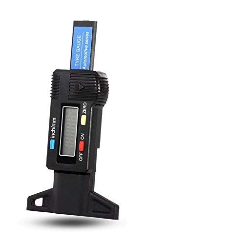 Digital Tread Depth Gauge 025.4mm01'', Keenso Car Digital Dial