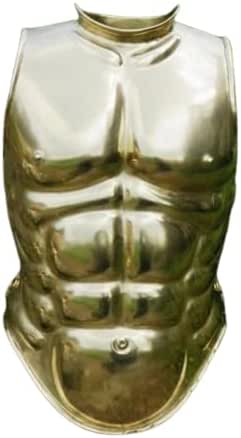 Amazon.com: Medieval Roman Chest Armor,18 Gauge Pure Brass Medieval ...