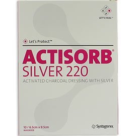 ACTISORB SILVER 9.5X6.5CM 10