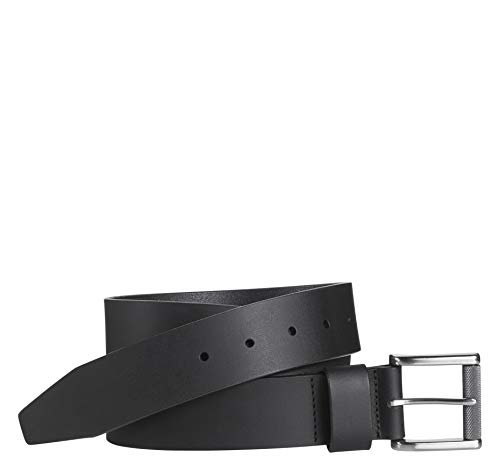 Johnston & Murphy Mens Roller Buckle Belt Black 40 One Size