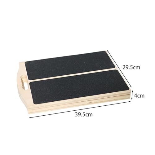 Tabla inclinada de madera ajustable para estiramiento de pantorrillas miniatura 7