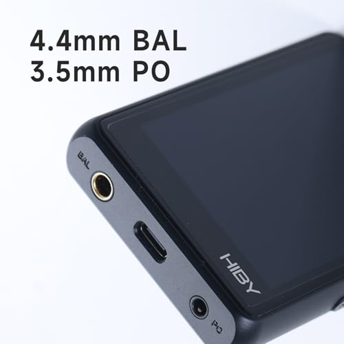 Image of HiBy Music R3 II 2025 Portable HiFi MP3 Player, Native DSD256 MQA 16X, Hi-Res Certified, Bluetooth 5.1 WiFi, Tidal Qobuz, 3.5mm & 4.4mm 340mW, USB-C, 3.2 inch Touchscreen, 2TB TF Card Support