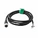 HangTon M12 A Coded 8 Pin Female Aviation to Flying Leads Cable Shielded for Actuator Sensor Signal Industrial Controls Automation, Device Network DeviceNet, CANopen, IO Link, Profibus 2m