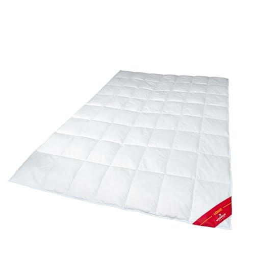 Traumschloss Künsemüller Bettdecke »Classic« 155x220cm, 90% Neue canadische Wilddaunen | Mako-Batist Baumwollbezug | Hausstauballergiker geeignet...