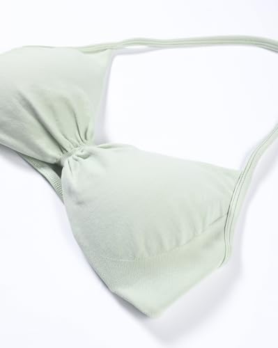 Image of AUROLA Influence Strappy Bra Sports Bras for Women, Backless Padded Impact Strappy Bra Workout Gym Yoga with Removable Cups