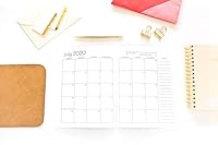 2020 Planner Weekly and Monthly: Jan 1, 2020 to Dec 31, 2020: Weekly & Monthly Planner + Calendar Views | Inspirational Quotes Colorful Abstract Cover ... through December 2020 (2020 Planner Series) 1948209829 Book Cover