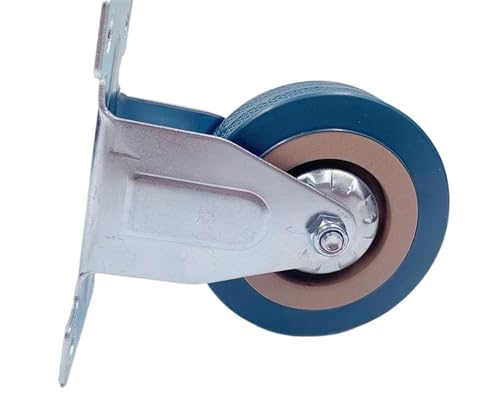Roue industrielle fixe en PVC résistante à l'usure pour déplacer vos étagères lourdes