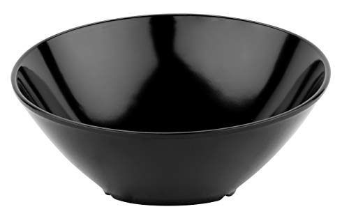 GET B-788-BK Angled / Cascading Bowl, 16 Ounce, Black