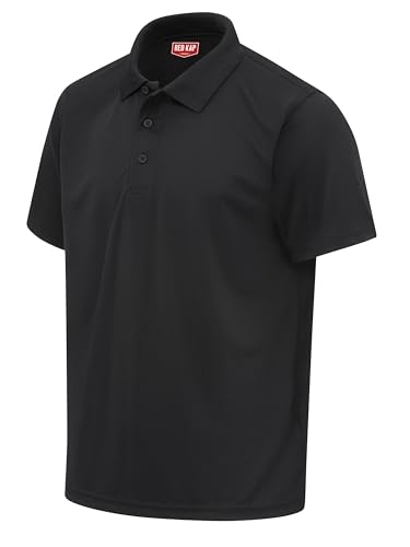 Red Kap Men's Short Sleeve Performance Knit Pocketless Coro Polo4