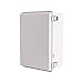 BC-CGP-253515, Plastic Enclosure, PC, Gray Color, P Type for Molded Hinge & Stainless Steel Latch, W9.84 x L13.78 x D5.91" Size, IP67 (UL)