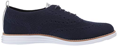 Cole Haan Sapato Oxford feminino OriginalGrand Stitchlite Wingtip, Azul, 6.5
