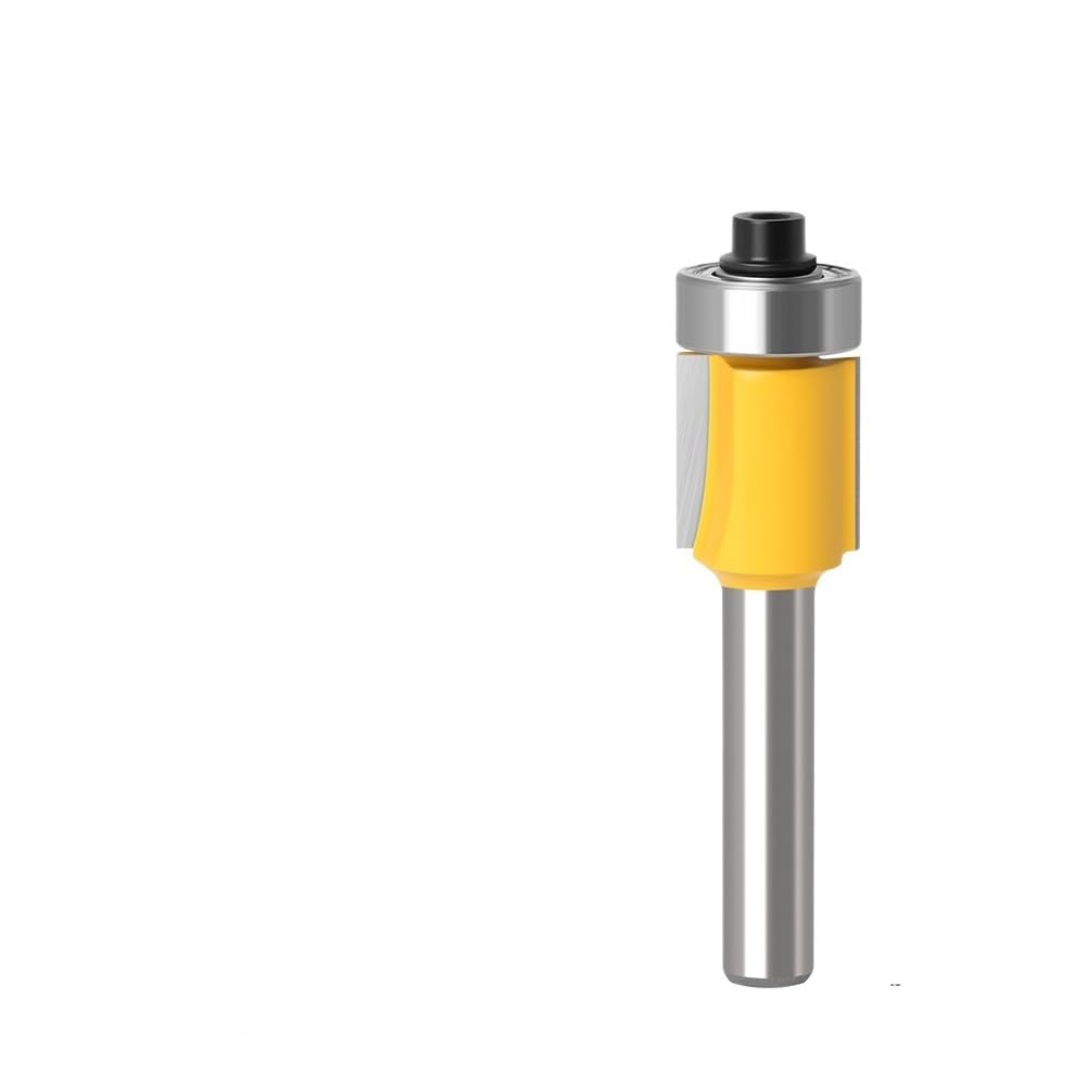 1PC 1/4inch Shank for Woodwork Power Tools,Trimming Machine Router Bit Bakelite Milling Engraving Machine,Woodworking Milling Cutter(NO5 6mm Shank)