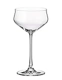 Crystalite Bohemia Alca Non-Lead Crystal Wine Glasses Stemware Collection, Sets of 6...