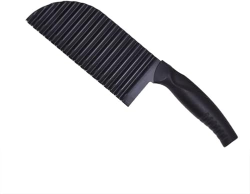 MLTUN MAKAN ポテトナイフ ウェーブスライサー ベベルカット 野菜ナイフ 調理器具 キッチン 業務用/家庭用 (B)