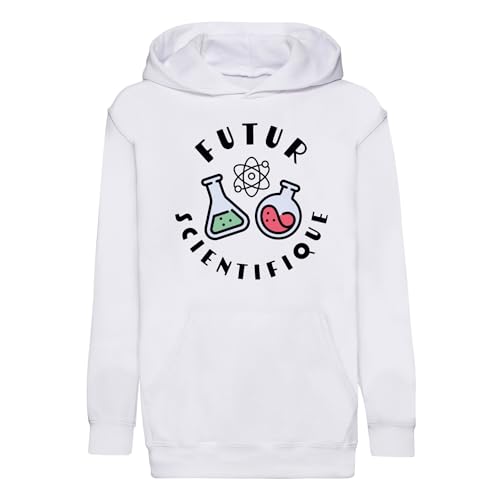 Sweat à capuche enfant futur scientifique : cadeau idéal passion sciences