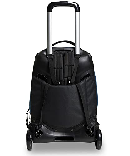 Sac à dos à roulettes Invicta New Plug Plain bleu extensible pour l'école - 4