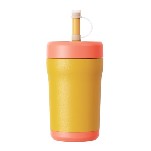 Image of Sursip Toddler Cups Spill Proof with Straw and Lid, 12oz Sippy Cups