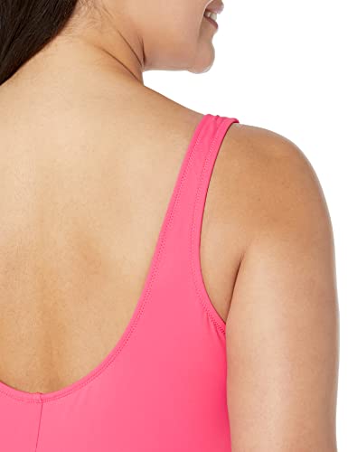 Image of Amazon Essentials Women's One-Piece Scoop Neck Coverage Swimsuit (Available in Plus Size)