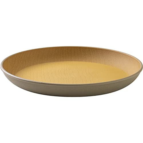 カノー earth color 抗菌ラウンドプレートL グレー