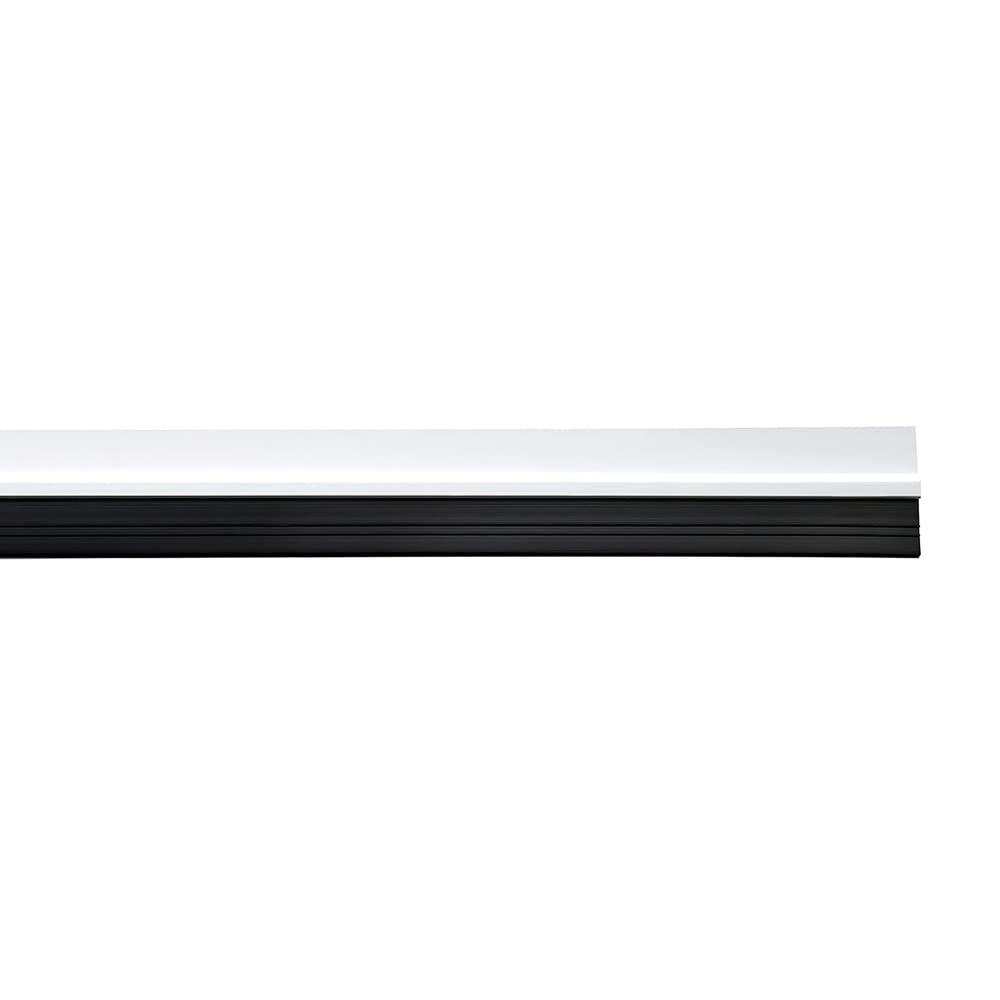 WOLFPACK LINEA PROFESIONAL - Burlete Puerta Pvc Blanco Con Goma 1 Metro