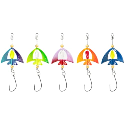 Wscwl スピナーベイト フィッシング用 - 淡水域向け釣り仕掛けルアー,UV反射 回転ベイト 湖 川 ボートフィッシング対応