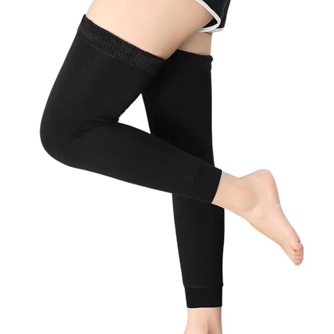 Fashiol Unisex Knee Braces Supports Winter Leg Warmer Warm Thermal Wool Cycling, Running Knee Brace Pad Pack of 1 Pair-picture-42